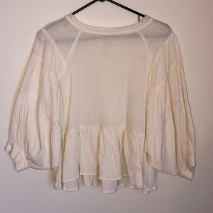 Boutique Flowy Peasant Top
